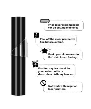 TECKWRAP 001 Vinyl Glossy Permanent Adhesive Craft Decal 12x10ft - Glossy Ink Black - Buy Online on GoSupps.com