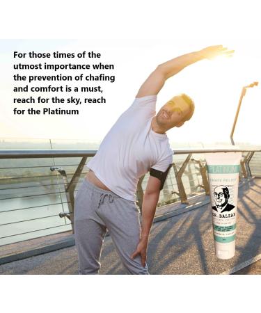 Dr. Balzax Platinum Chafe Relief | Anti Chafing Cream to Powder | 3 Tubes - Ultimate Chafing Relief for All Skin Types - Buy Online on GoSupps.com