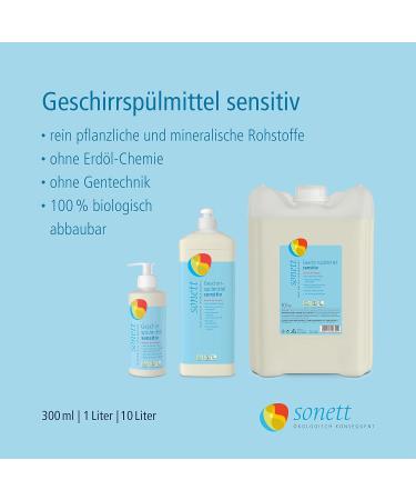 Sonett Sensitive Dishwashing Detergent - 10 Liters | Eco-Friendly & Biodegradable International Shipping - Buy Online on GoSupps.com