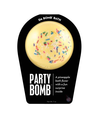 DA BOMB Party Bath Bomb  7oz Pineapple 1 Count (Pack of 1)