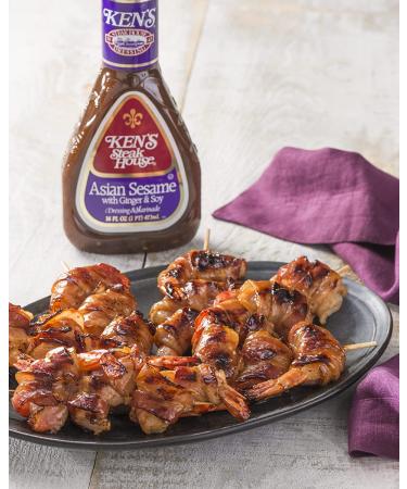 Ken's Steak House Asian Sesame Ginger & Soy Dressing 16 OZ - Pack of 6 - Buy Online on GoSupps.com
