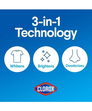 Clorox Splash-Less Bleach Clean Linen 40oz - Powerful Stain Remover with Splatter-Free Pour, Package Varies - Buy Online on GoSupps.com