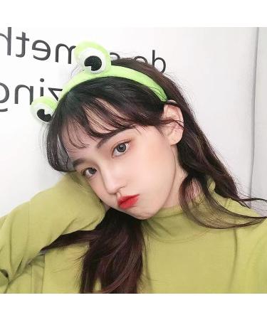 GoGoHerHome Cute Frog Headband for Washing Face & Makeup - Elastic Hair Band with Frog Eyes Design - Buy Online on GoSupps.com