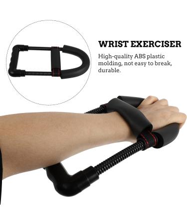 BESPORTBLE 2 Forearm Hand Grip Exerciser Wrist Strength Training Fitness Equipment 26X13.5CM Black - Buy Online on GoSupps.com