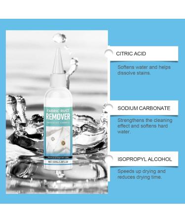 Fabric Rust Remover Easy to Use Rust Stain Eliminating for Fabrics 100ml Mild and Effective Cleaner 3PCS - Buy Online on GoSupps.com