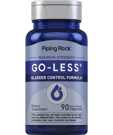 Piping Rock Bladder Control Pills for Women and Men | 90 Capsules | Maximum Strength Formula | Pumpkin Seed Extract | Non-GMO Gluten Free Supplement