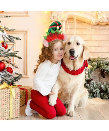 RmKbe Christmas Elf Hat Headband Xmas Hair Band Christmas Hat Hairband Elf Hat Hairband for Xmas Party Fancy Dress - Buy Online on GoSupps.com