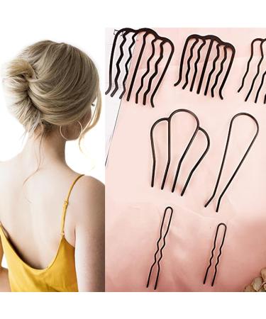 Denipry 7 Pcs Vintage Metal Hair Side Combs - Small & Large Updo French Hair Pin Accessories for Women - Buy Online on GoSupps.com