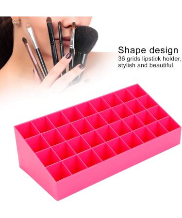 Alvinlite Lipstick Display Stand - 36 Space Pink Plastic Lipstick Organizer Rack for International Shipping - Buy Online on GoSupps.com