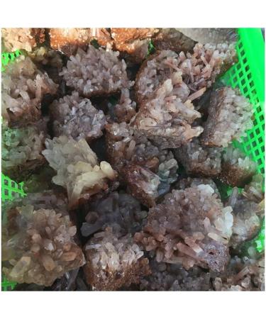 Stone Crafts Natural Rough red Quartz Crystal Gemstone Cluster Reiki Crystal Stone Specimen Home Decor Natural Luster - Buy Online on GoSupps.com