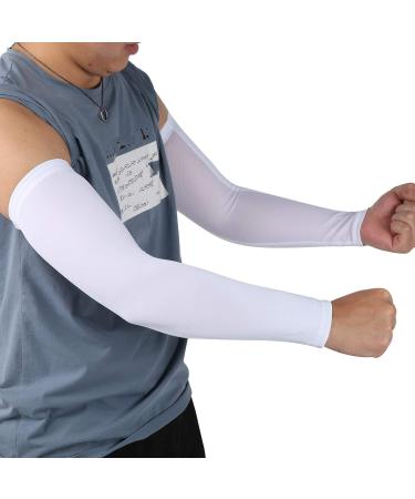 Unisex Summer Cycling Arm Sleeves - UV Protection for Men & Women | 1 Pair Sports Sunscreen Arm Sleeves - Buy Online on GoSupps.com