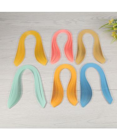 ZJchao Paper Quilling Strips Set - 600 Strips 3mm Width Pure Color Origami Paper for DIY Quilling Art and Hand Craft Decoration (Black) - Buy Online on GoSupps.com