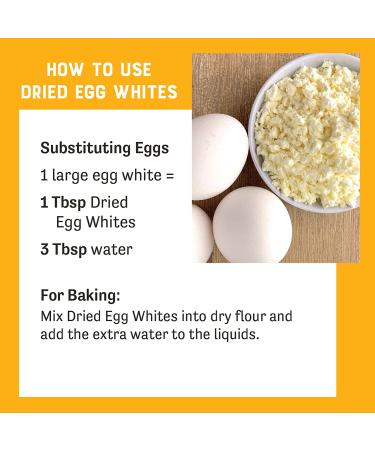 Judee's 2lb Dried Egg White Protein Powder - USDA Certified, Non-GMO, Gluten-Free, Nut-Free - Made in USA - Perfect for Baking and Whipped Egg Whites - Buy Online on GoSupps.com