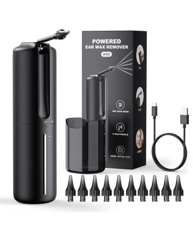 W60 Ear Wax Removal Kit 4 Pressure Settings USB Rechargeable Electric Water Powered Ear Cleaner for Shower Electric Ear Irrigation Cleaner Tool For Adult Home Use