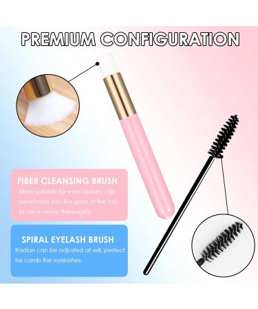 Lash Shampoo Kit for Eyelash Extensions - Extension Cleanser with Brushes for Salon & Home Use - 50ML - Buy Online on GoSupps.com