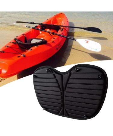 NINEFOX Kayak Seat Cushion, Anti Slip Padded Canoe Seat, Portable Boat Seat Ideal for Cushioned Fishing Seat for Universal Base Water Sports Outdoor black