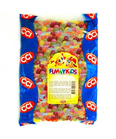 Funny Kids Jelly Beans Sour 1kg - Buy Online on GoSupps.com