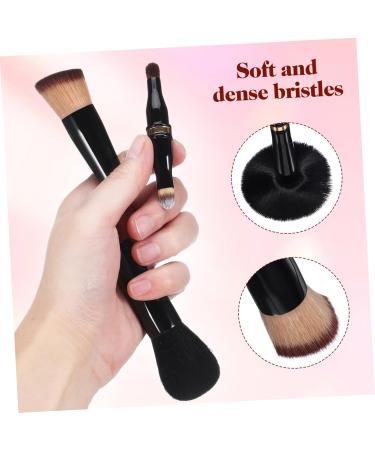 Travel Makeup Brushes | 4-in-1 Double Sided Cosmetics Brush for Foundation & More | Compact Makeup Applicators for International Shipping - Buy Online on GoSupps.com