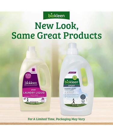 Biokleen Sport Laundry Liquid - Lavender Eucalyptus 64 fl oz | Eco-Friendly & Effective - Buy Online on GoSupps.com