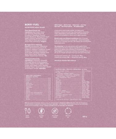 Kiano Slimming Shake - Organic Berry Meal Replacement Gluten-Free High Protein 279 kcal per Serving 825g | Plant-Based Nutrition - Buy Online on GoSupps.com