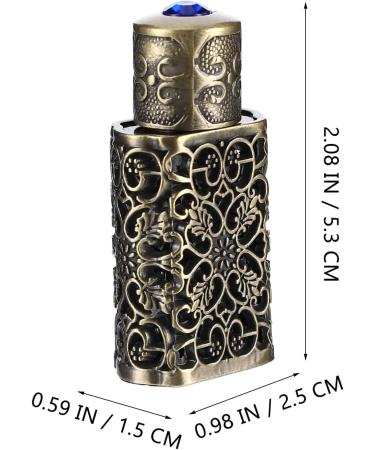 minkissy Metal Essential Oil Bottle Eye Middle Eastern Perfume Bottle Travel Bottle Aromatherapy Container Glass Travel Spray Bottle Perfume Sprayer Shell Metal Alloy Miss Essential Oil Box Green Patina - Buy Online on GoSupps.com