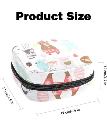 GIAPB Period Bag Sanitary Napkin Storage Pouch - Summer Bear Design - Buy Online on GoSupps.com