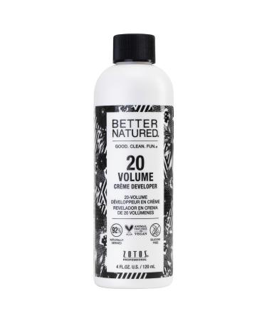 20 Volume Gentle Creme Hair Developer | For Professional Salon Coloring | Lightening & Gray Coverage | Long Lasting Color | 4 Fl Oz