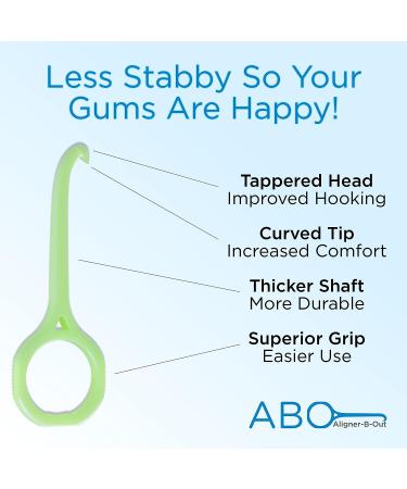 USA Made nCase Aligner-B-Out v2 | Ortho Approved Invisalign & Aligner Removal Tool | Green 4 Pack | For All Aligners & Retainers - Buy Online on GoSupps.com