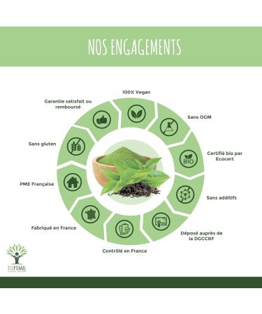 Organic Slimming Bioptimal - Food Supplement - Guarana Green Tea + Plants for Weight Loss - 4 Actions - Fat Burning Weight Loss - Digestion - Made in France - Ecocert Certified - 200 Capsules - Buy Online on GoSupps.com