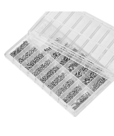 1000-Piece Glasses Screw Repair Set for Sunglasses & Micro Glasses | Tiny Screws for Easy Fixes - Buy Online on GoSupps.com