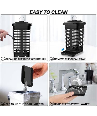 Bug Zapper Outdoor Mosquito Killer Dusk to Dawn Built in Light Sensor 18W 4200V Electric Fly Insect Killer IPX4 Waterproof Fly Trap for Home Garden Patio Bedroom Indoor and Outdoor - Buy Online on GoSupps.com