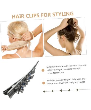 DOITOOL Alligator Hair Clip Fancy Barrettes for Womens Hair Decorative Hair Clips Fancy Clips for Women Duck Bill Clips Hair Monomer Dish Crystal Metal Miss - Buy Online on GoSupps.com