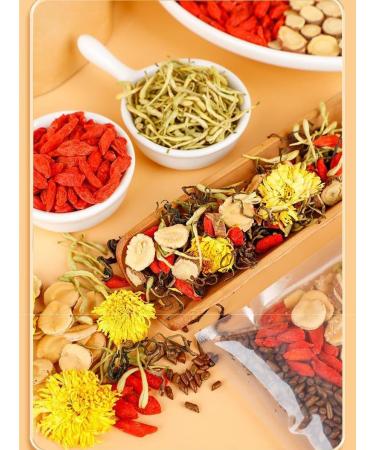 Dandelion Wolfberry Tea Kidneys & Liver Tea Dandelion Tea Bags Seven Herbal Tea Yuanqi Four Treasures Tea 120g per Pack (2Pcs) - Buy Online on GoSupps.com