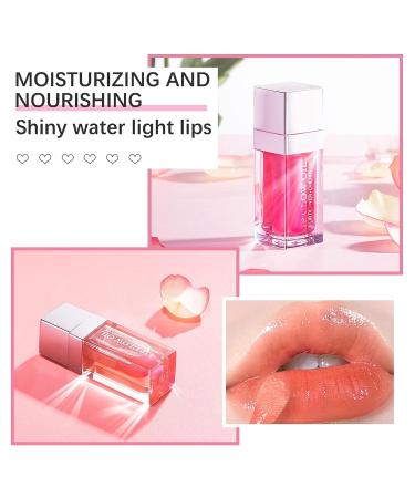 DAGEDA Tinted Lip Oil - Hydrating and Plumping Lip Gloss for Nourishing Glossy Lips (Color A) - Buy Online on GoSupps.com
