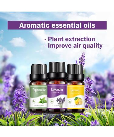 EFH Essential Oils Set 6 Natural Fragrance Oils for Diffusers & Candles | Lavender Lemon Peppermint Sweet Orange & Sakura 10ML Each - Buy Online on GoSupps.com