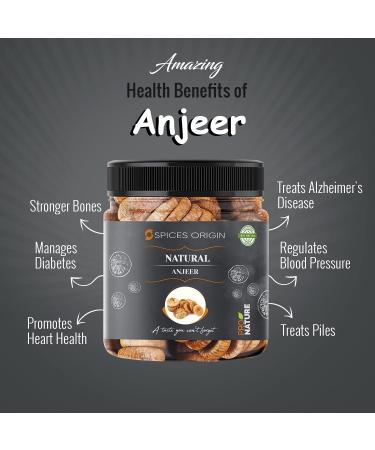 Spices Origin Premium Afghani Anjeer - 500 Grams | Dried Figs | (250 Gm * 2 Jars)_Packing May Vary - Buy Online on GoSupps.com