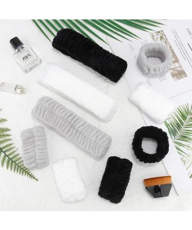 YARIEW 9Pcs Spa Headband and Wrist Washband Set for Women and Girls - Makeup/Facial/Face Wash Headbands and Wrist Bands - Terry Cloth, Set 2 - Buy Online on GoSupps.com