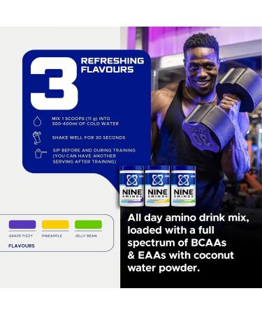 USN Nine Aminos (330g) Pineapple - Buy Online on GoSupps.com