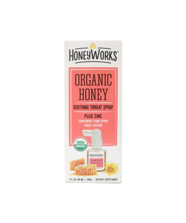 HoneyWorks Adult Spray + Zinc 1.0 Ounce