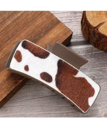 Hair Clips for Women Thick Thin Curly Straight Long Hair Non-slip Large Leather Hair Claw Clips Strong Hold Hair Grippers Style1 - Buy Online on GoSupps.com