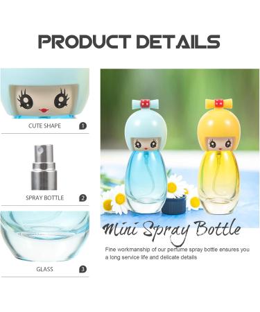 Beaupretty 2pcs Travel Perfume Bottles - Portable Mini Spray Bottles for Travel - Glass Pocket Perfume Containers - Buy Online on GoSupps.com