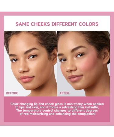 Color change blush 5 ml color change cheek and lip blush balm waterbased blush stick waterproof powder blush Jingling - Buy Online on GoSupps.com
