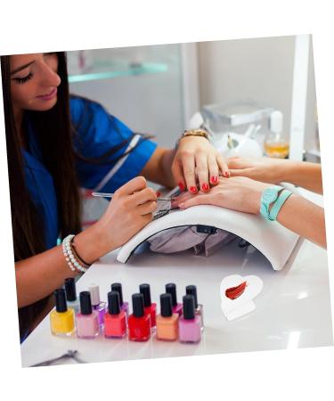 Palette de Maquillage Acrylique Transparente Plateau Mixeur Portable Compartiments avec Poign e Ergonomique pour Fond de Teint L vres et M lange Pr cis des Couleurs Outil - Buy Online on GoSupps.com