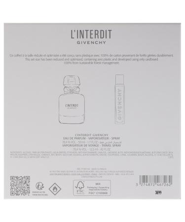 Givenchy LInterdit for Women - 2 Pc Gift Set 1.7oz EDP Spray 0.42oz EDP Spray - Buy Online on GoSupps.com