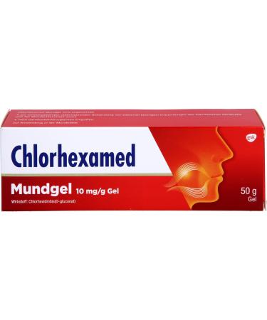 Chlorhexamed mouth gel 10mg/g gel 50g with chlorhexidine 50 g