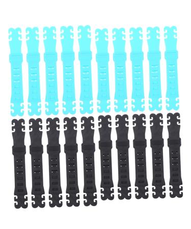 Homsfou 40 pcs mask for falling adjustable lanyards for adjustable mask straps Extension of the mask band Anti-strangulation Face mask