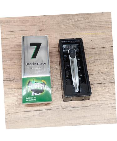 Professional Men's Razor Set - Metal Short Handle Double-Edged Razor for Precision Shaving | International Shipping Available - Buy Online on GoSupps.com