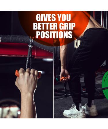 Kcross Ergonomic Resistance Band Pull Up Handles - Orange - Buy Online on GoSupps.com