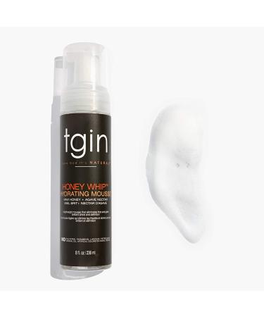 tgin Honey Whip Hydrating Mousse 8oz - Ideal for Natural, Dry, Curly, and Damaged Hair - Buy Online on GoSupps.com