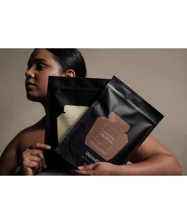 WelleCo Organic Chocolate Protein Powder - 300g Pouch - Plant-Based Brown Rice & Pea Protein - 10.5 Ounce Pack - Buy Online on GoSupps.com